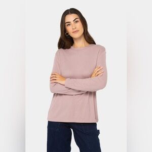 Peace Love World Ribbed Top